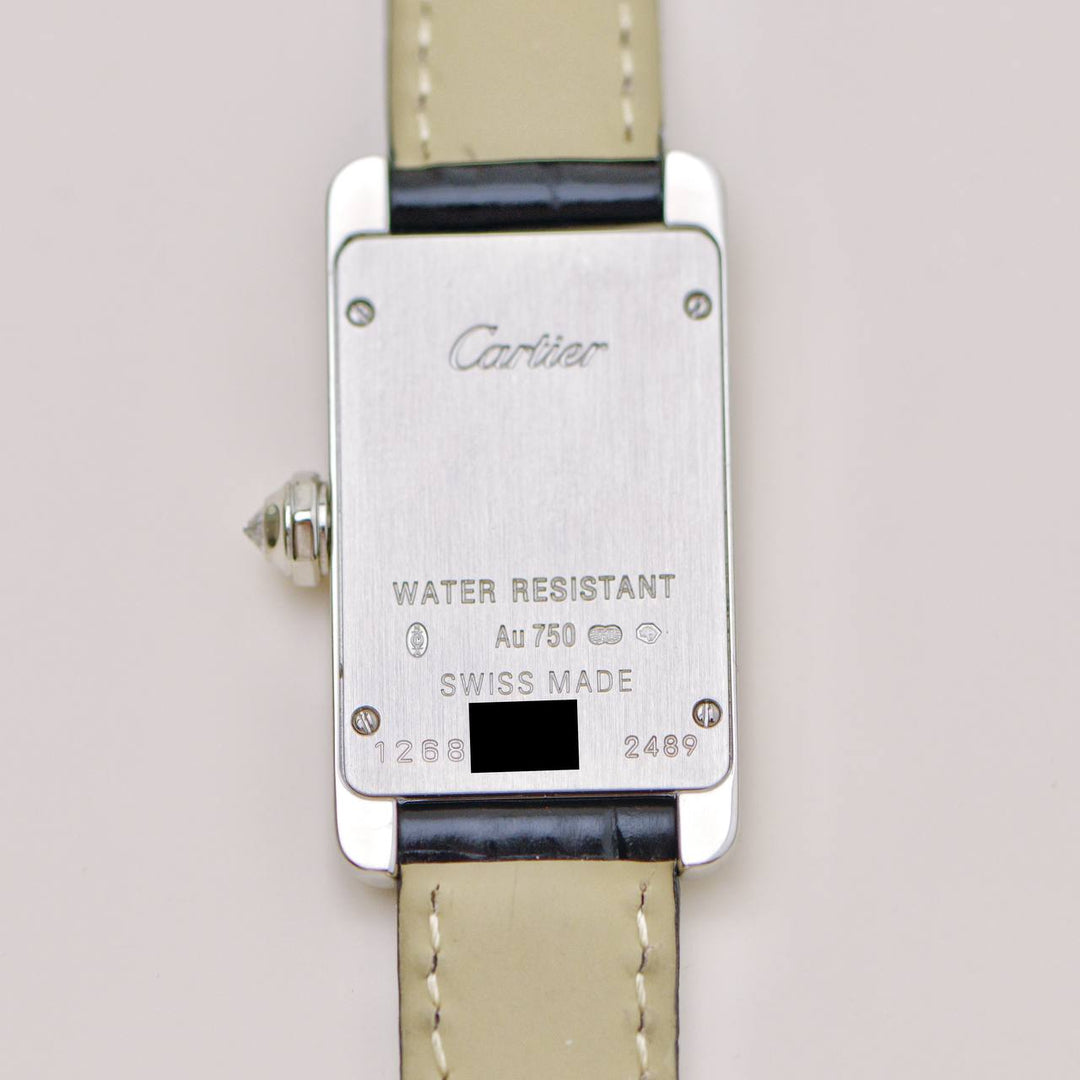 Authentic Preloved Cartier Tank Américaine Diamond Watch 18K White Gold