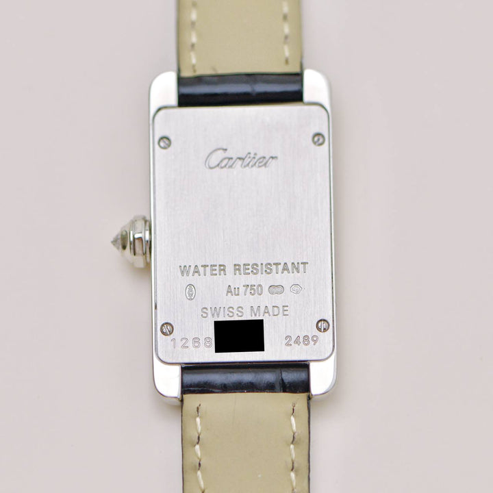Authentic Preloved Cartier Tank Américaine Diamond Watch 18K White Gold