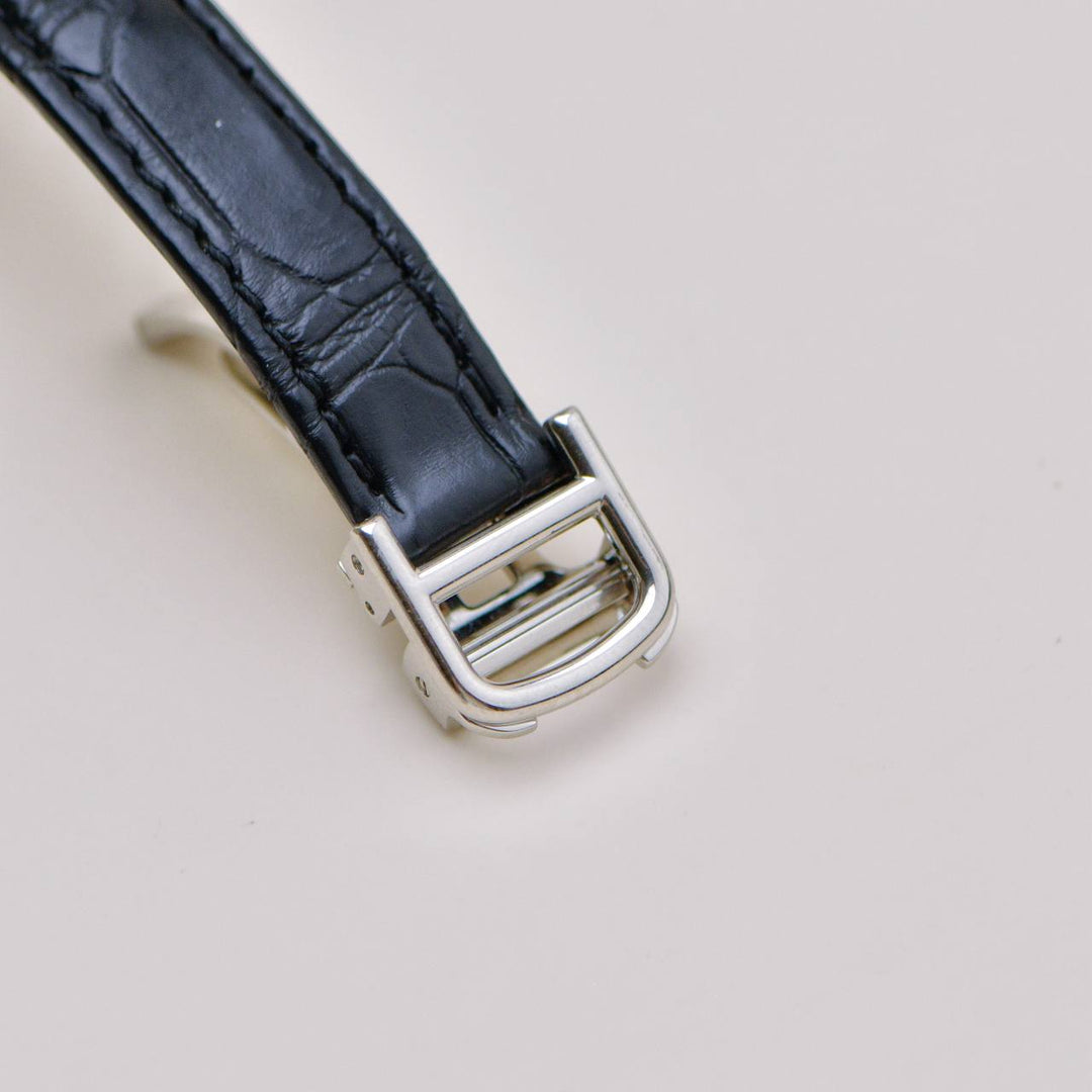 Authentic Second Hand Cartier Tank Américaine Diamond Watch 18K White Gold