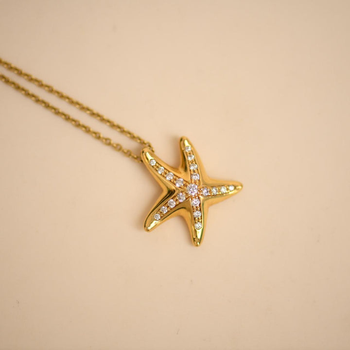 Preloved Tiffany & Co. Elsa Peretti Diamond Starfish Necklace