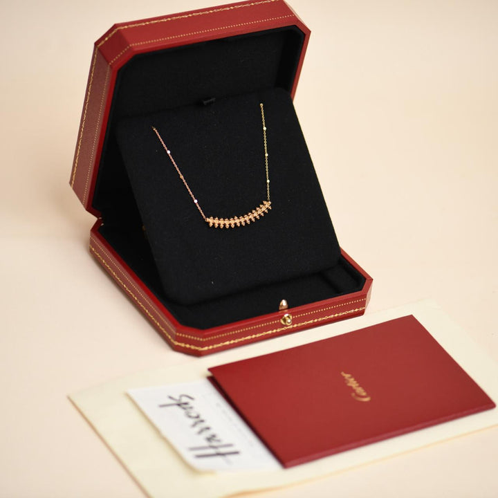 Preloved Cartier Clash Necklace Small Model 18K Gold