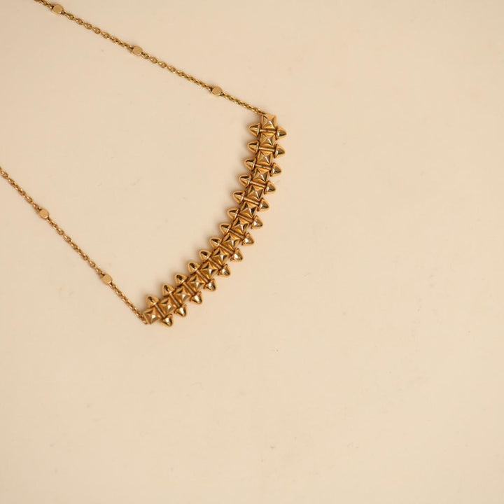 Second Hand Cartier Clash Small Model 18K Rose Gold Necklace