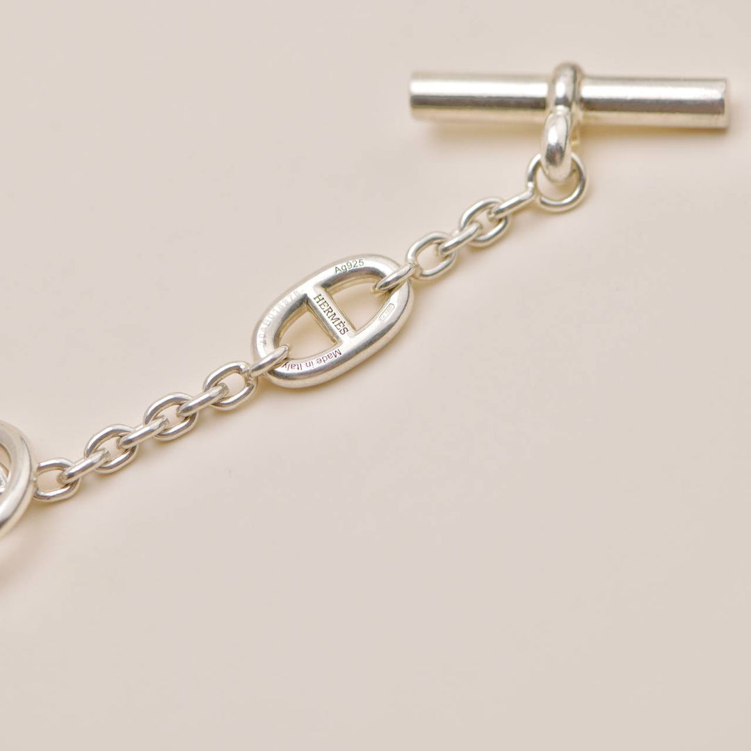 Preloved Authentic Hermès Farandole Sterling Silver Long Necklace