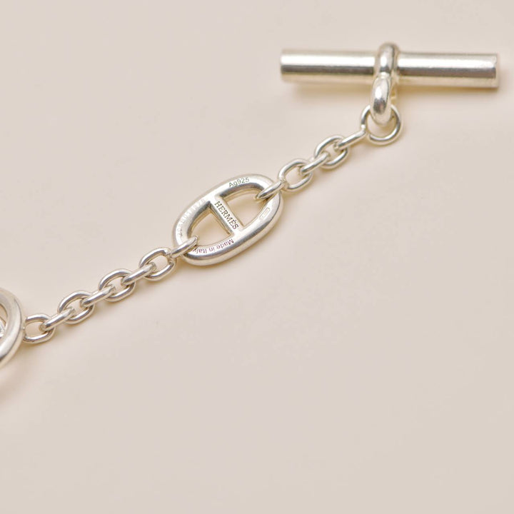 Preloved Authentic Hermès Farandole Sterling Silver Long Necklace