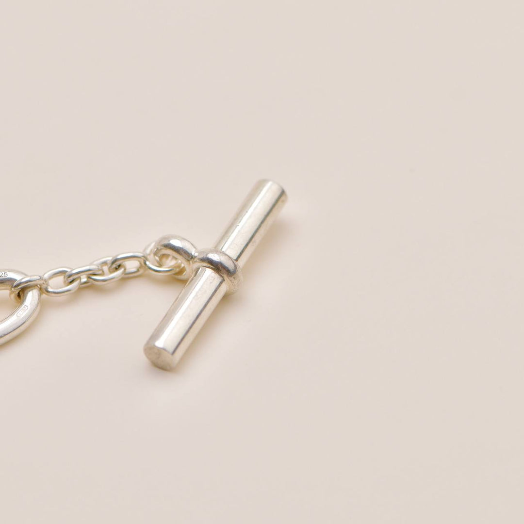 Preowned Authentic Hermès Farandole Sterling Silver Long Necklace
