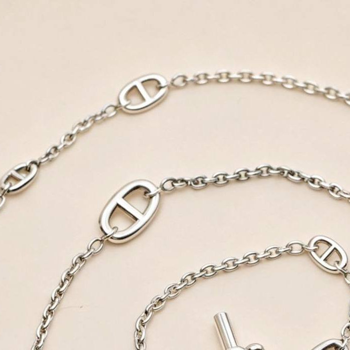 Preloved Authentic Hermès Farandole Sterling Silver Necklace