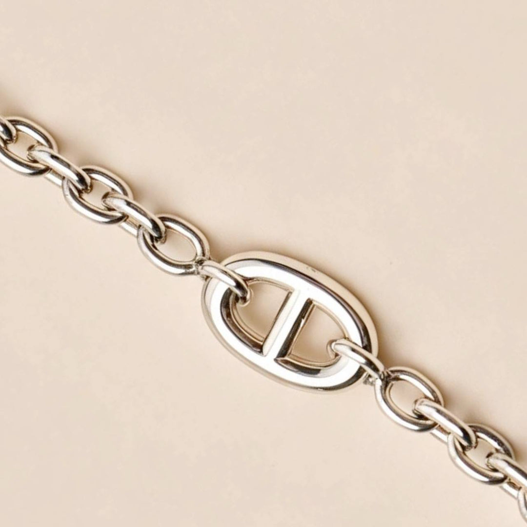 Authentic Hermès Farandole Sterling Silver Long Necklace