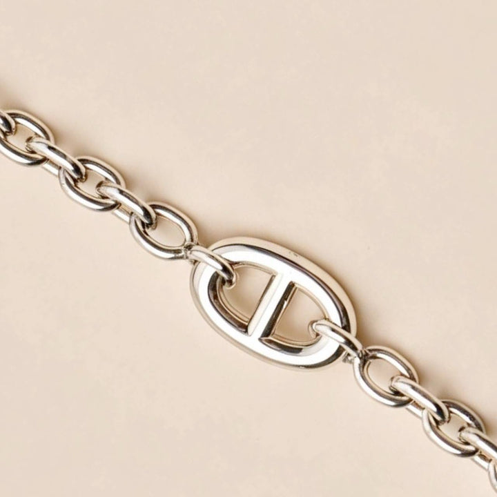 Authentic Hermès Farandole Sterling Silver Long Necklace