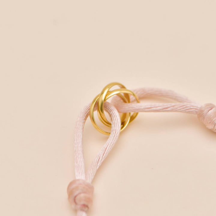 Authentic Preloved Cartier Trinity Cord Bracelet 18K Yellow Gold