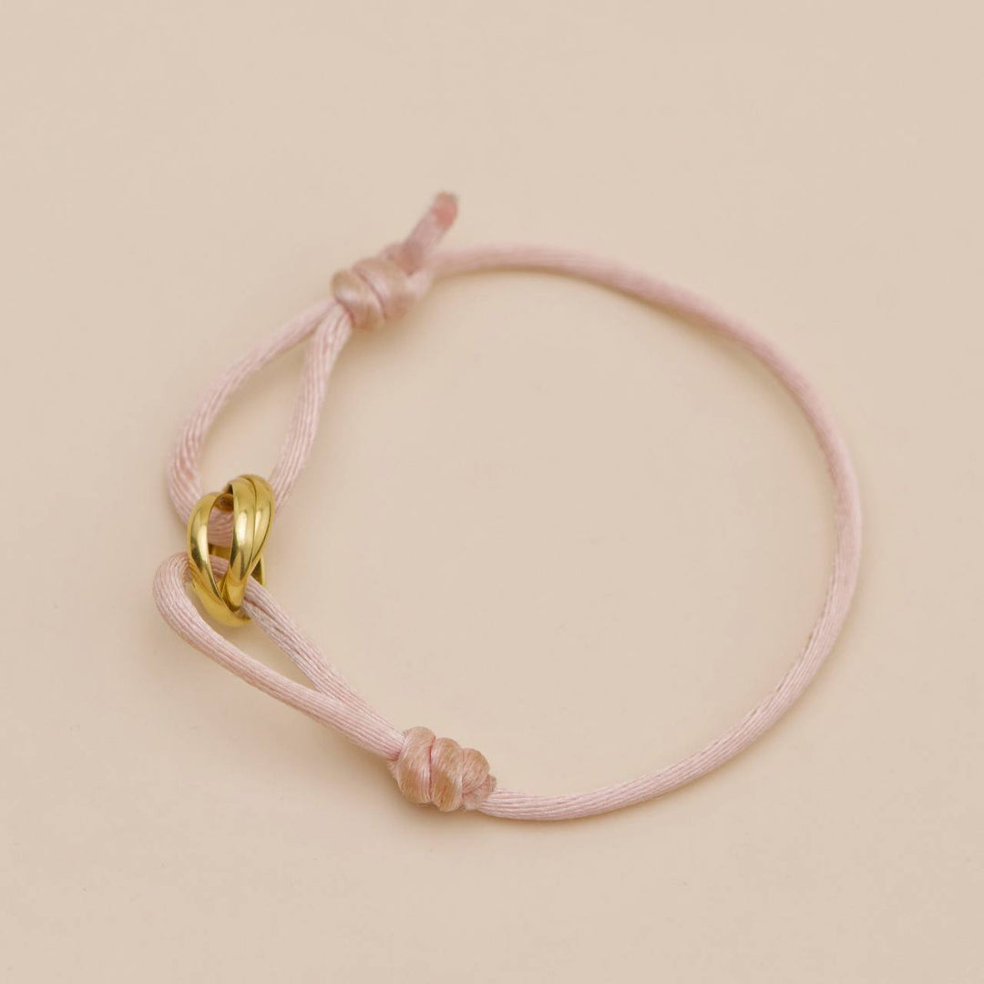 Authentic Second Hand Cartier Trinity Cord Bracelet 18K Yellow Gold