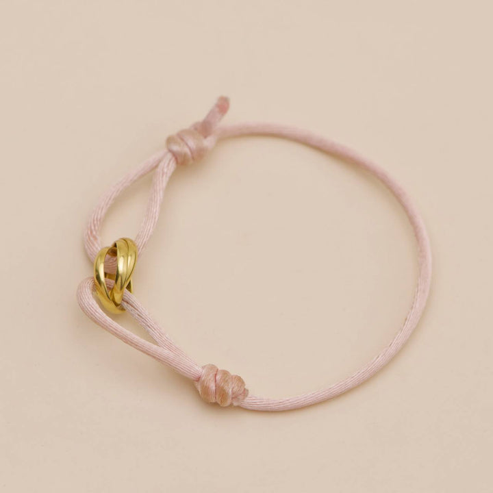 Authentic Second Hand Cartier Trinity Cord Bracelet 18K Yellow Gold