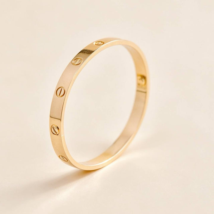 Authentic Used Cartier Love Bracelet Classic Model 18K Rose Gold 