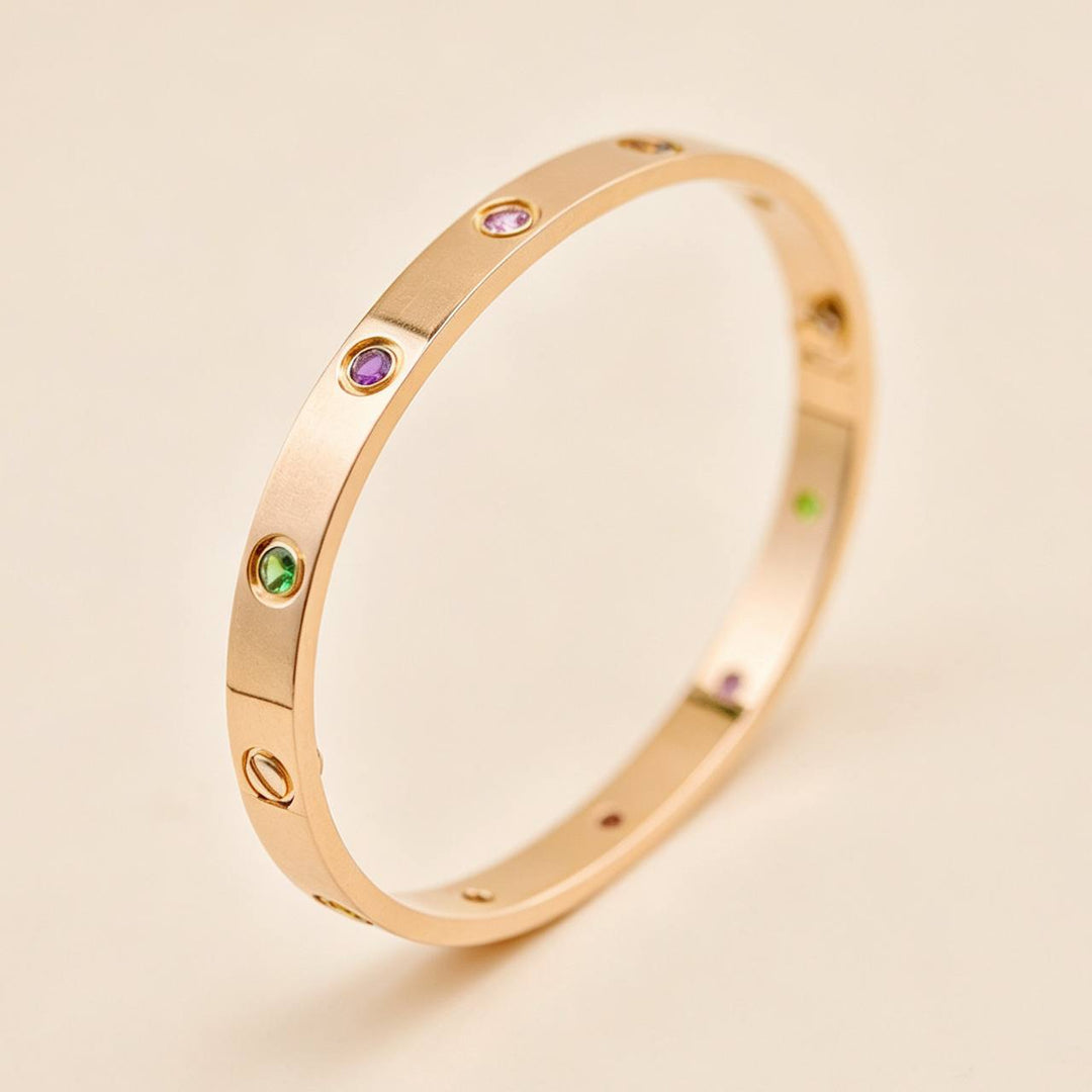 Authentic Preloved Cartier Love Rainbow Bracelet 18K Rose Gold