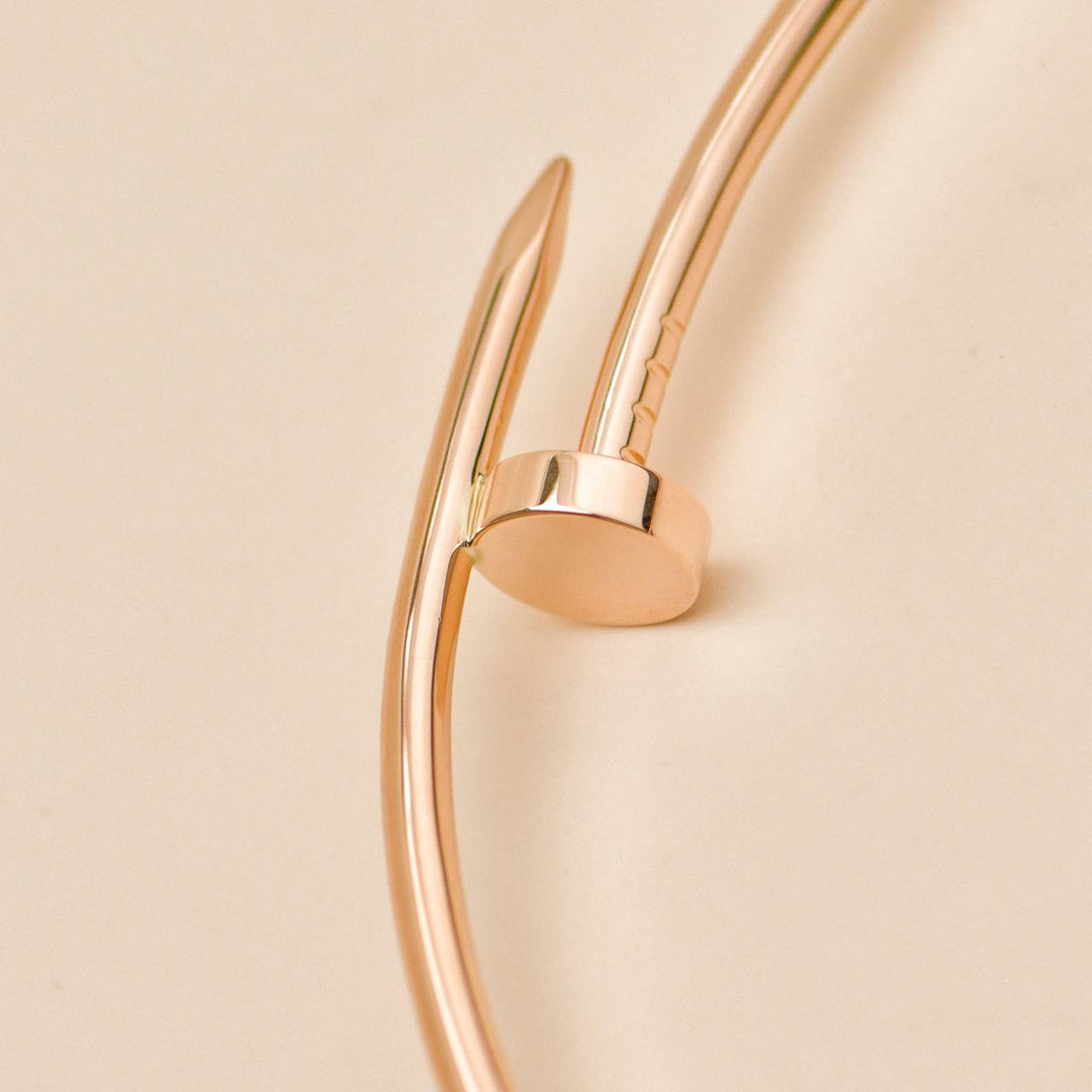 Authentic Cartier Juste un Clou Torque Necklace 18K Rose Gold Small Model