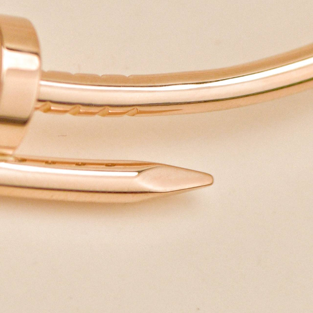 Preloved Authentic Cartier Juste un Clou Torque Necklace 18K Rose Gold Small Model