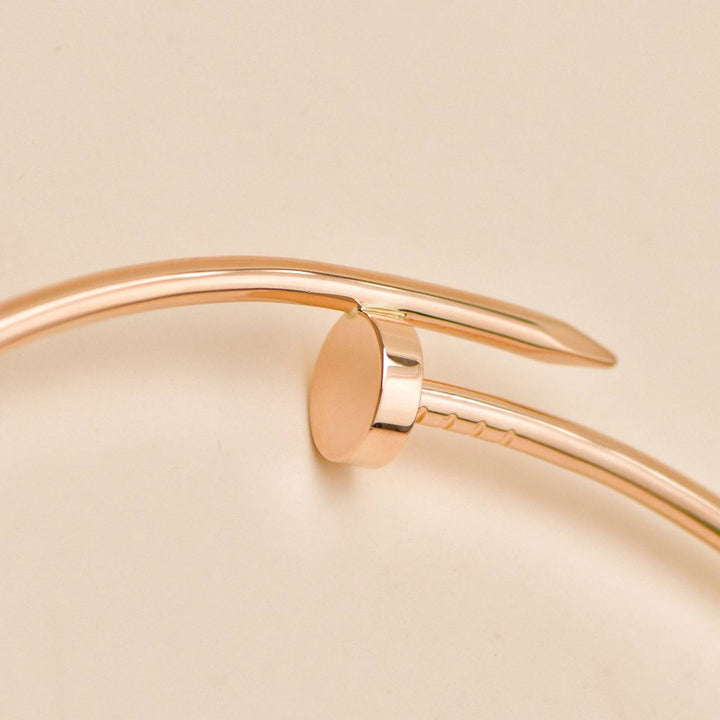 Preloved Cartier Juste un Clou Torque Necklace 18K Rose Gold Small Model