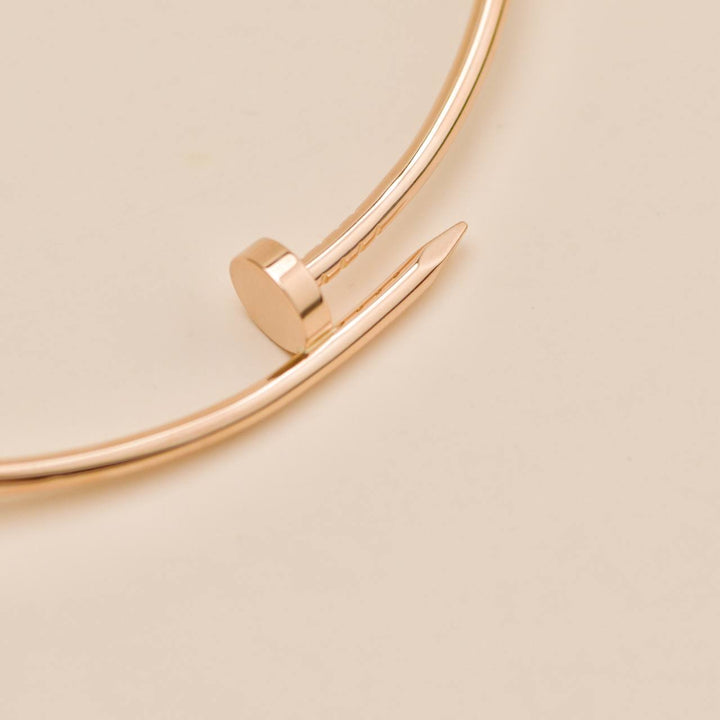 Preowned Cartier Juste un Clou Torque Necklace 18K Rose Gold Small Model