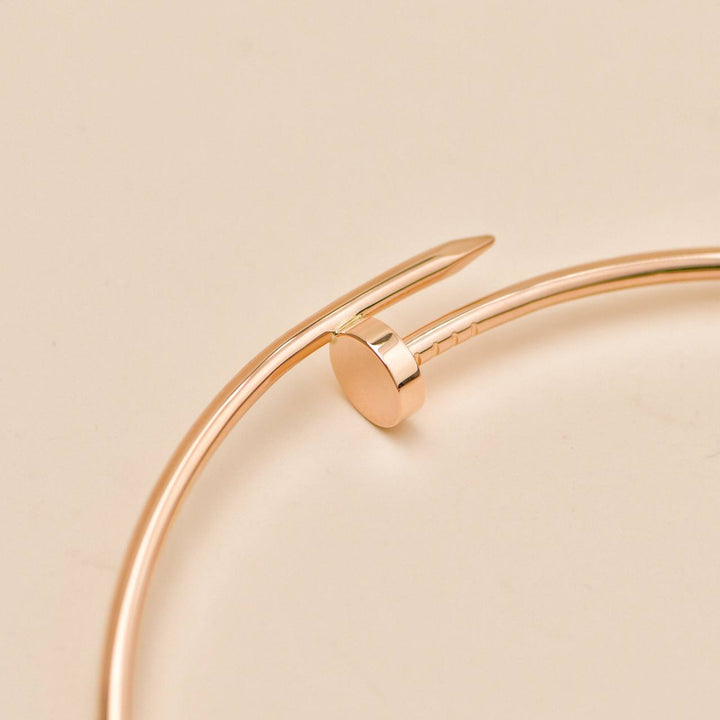 Second Hand Cartier Juste un Clou Torque Necklace 18K Rose Gold Small Model