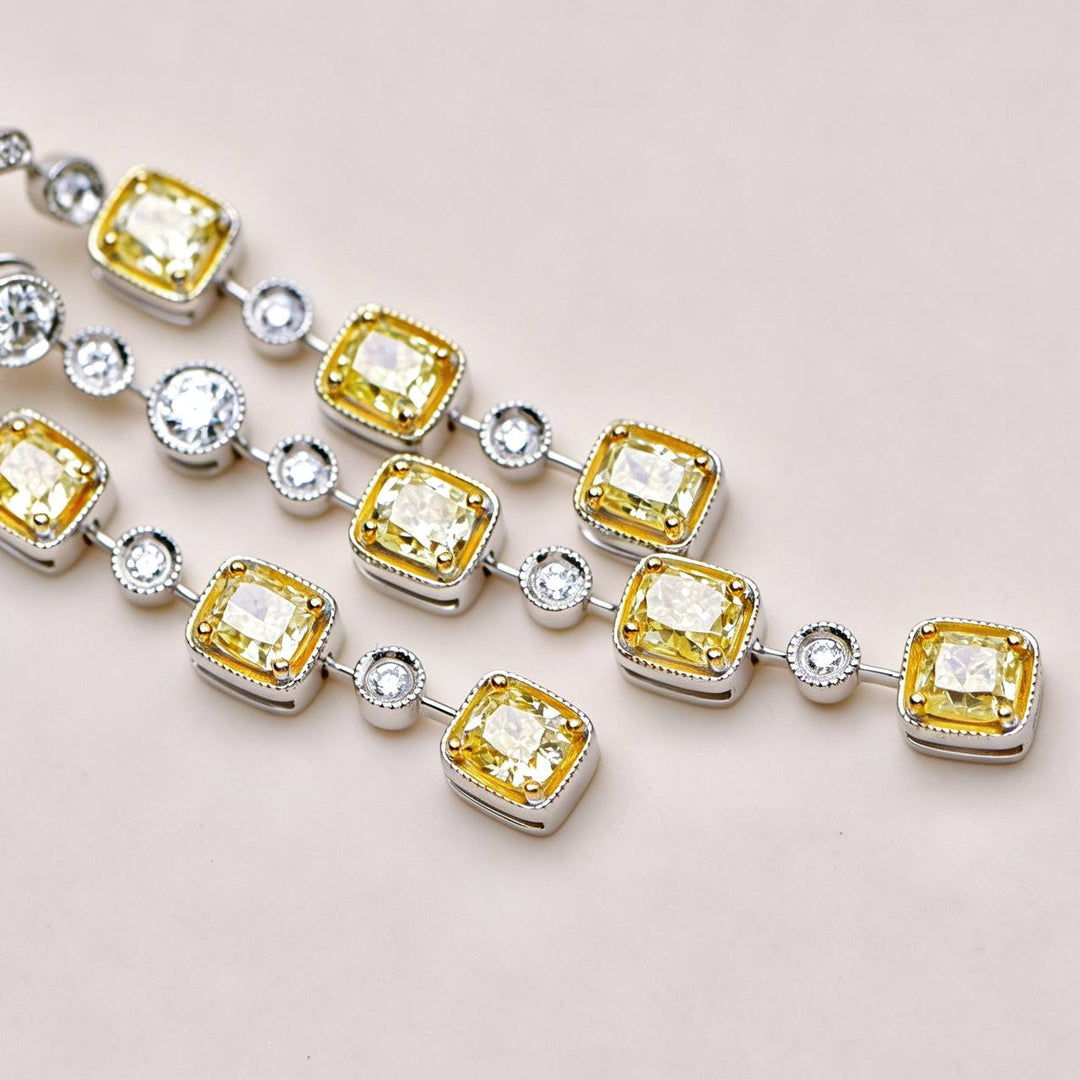 Chandelier Diamonds 18K White Gold Earrings