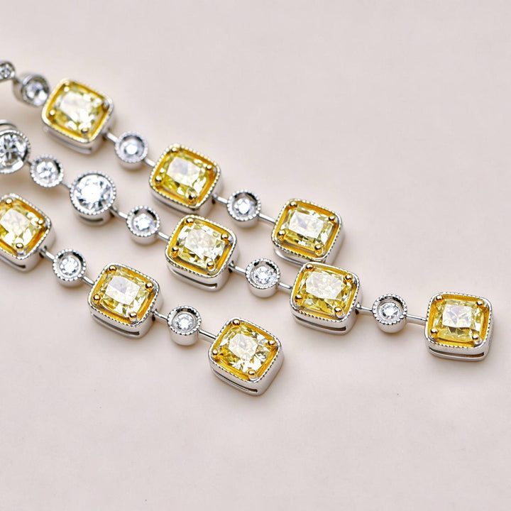 Chandelier Diamonds 18K White Gold Earrings