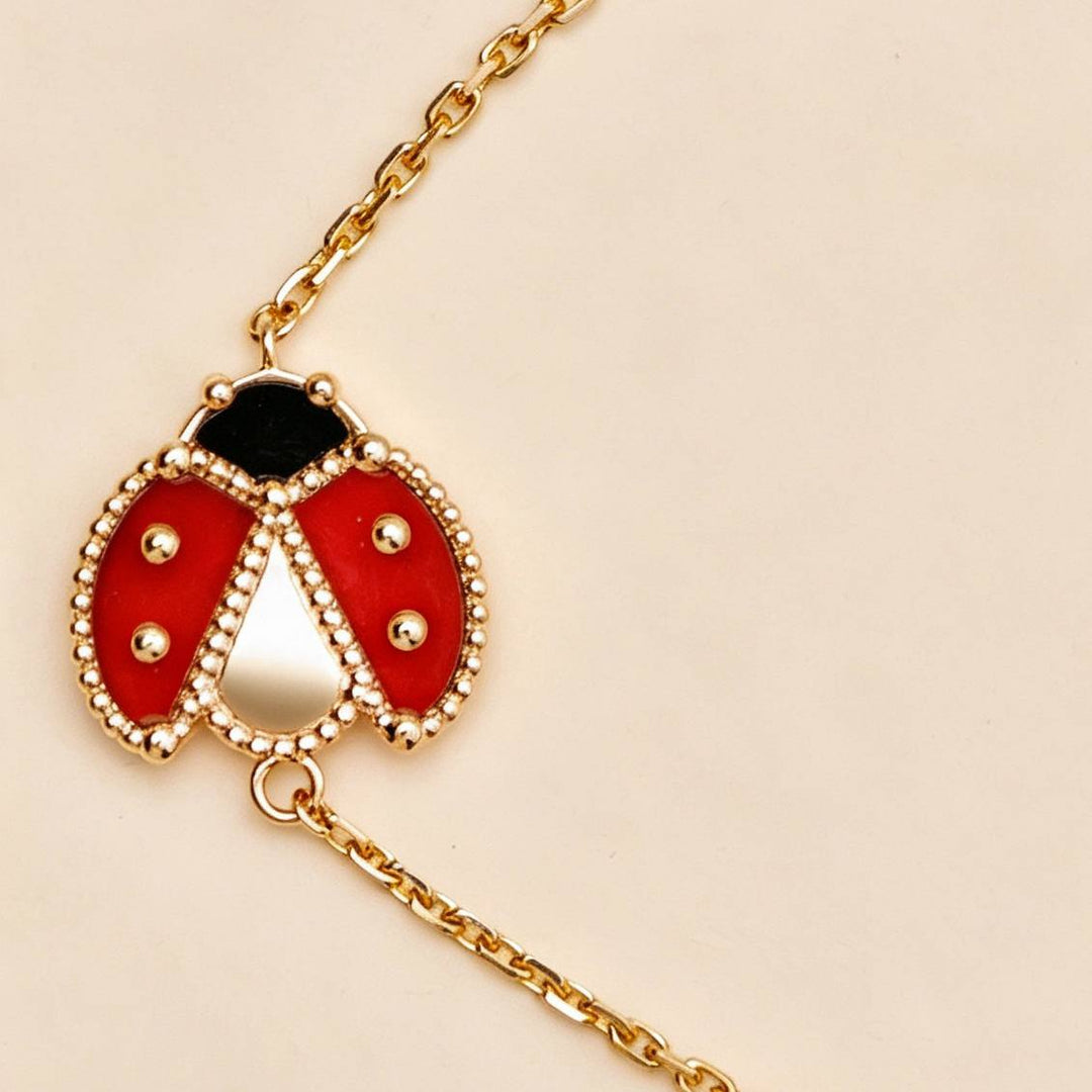 Authentic Preloved Van Cleef Lucky Spring Ladybird Bracelet
