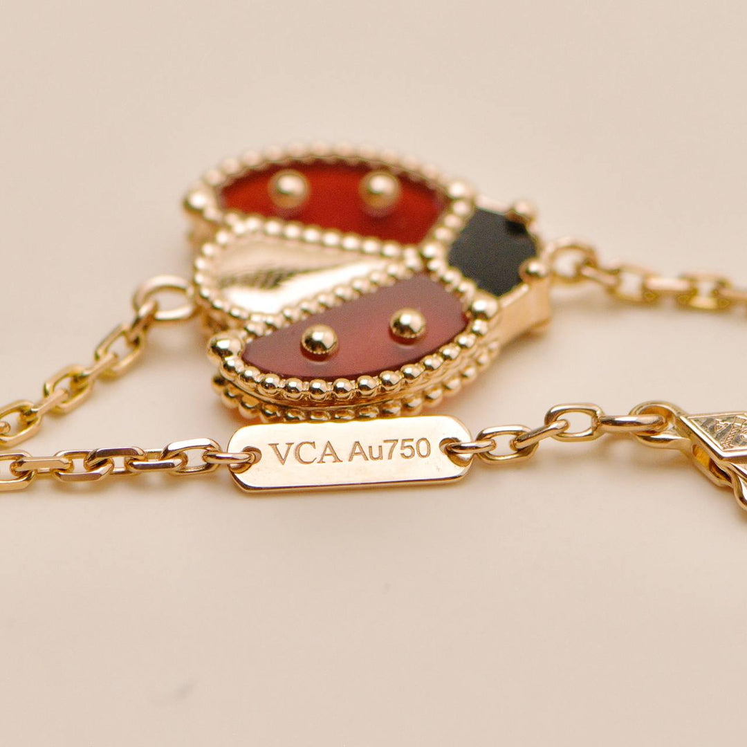 Authentic Preowned Van Cleef Lucky Spring Ladybird Bracelet