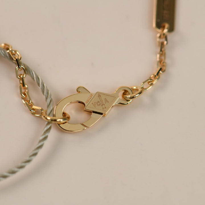 Brand New Van Cleef Vintage Alhambra Enamel Pendant 18K Yellow Gold