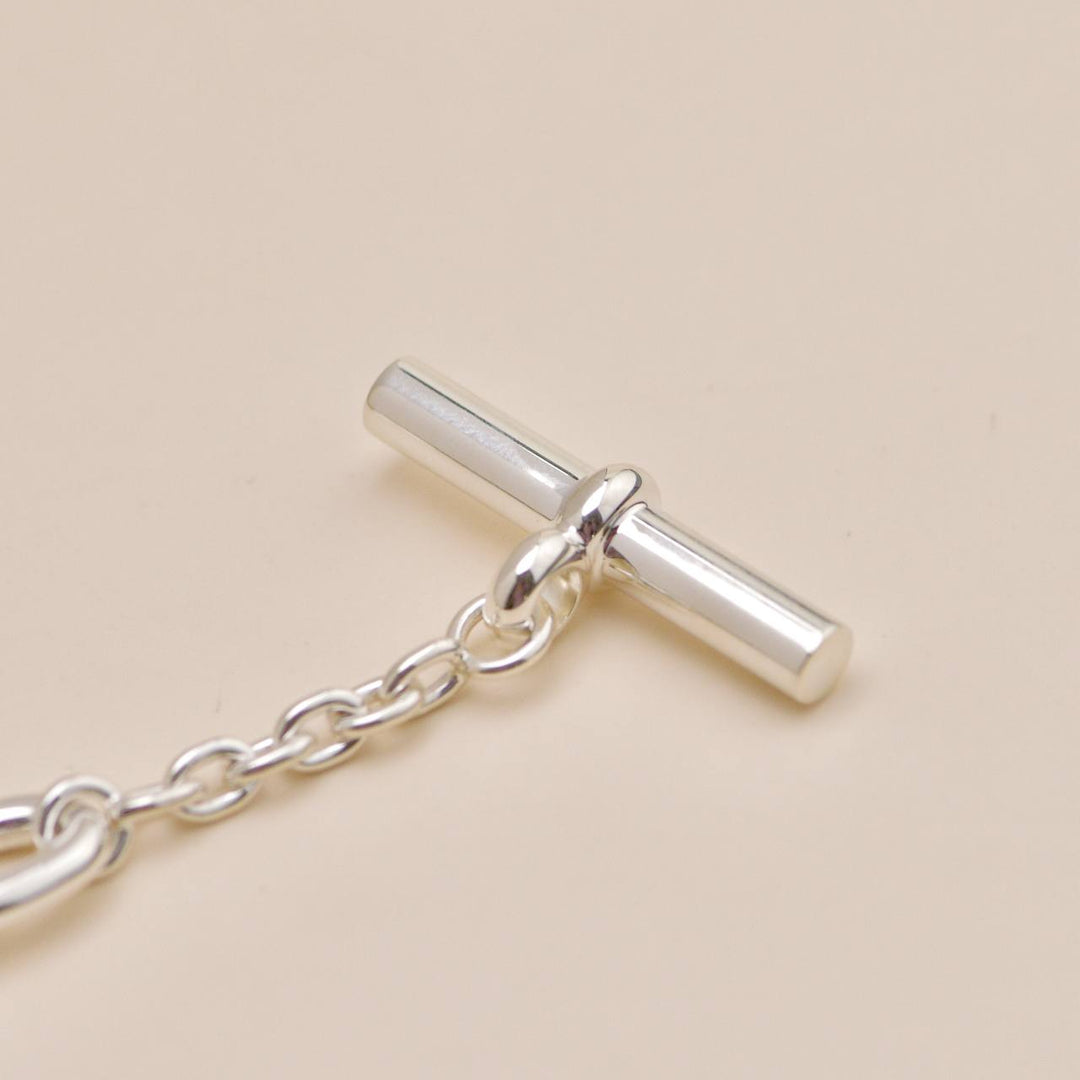 Authentic Preloved Hermès Farandole Sterling Silver Long Necklace