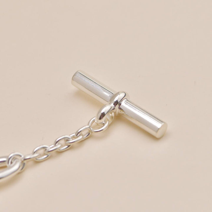 Authentic Preloved Hermès Farandole Sterling Silver Long Necklace