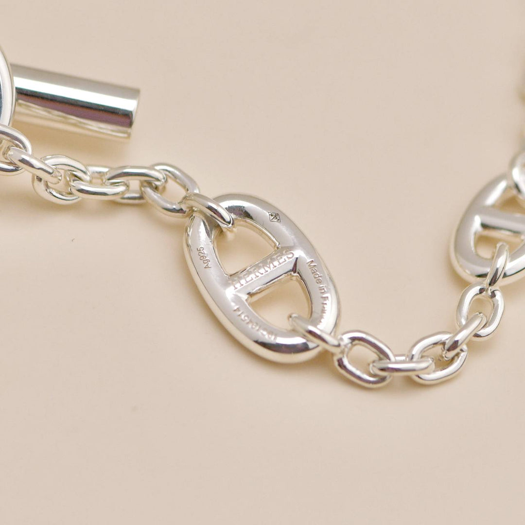 Authentic Preowned Hermès Farandole Sterling Silver Long Necklace