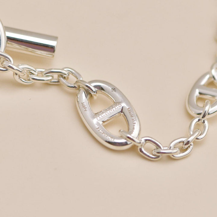 Authentic Preowned Hermès Farandole Sterling Silver Long Necklace