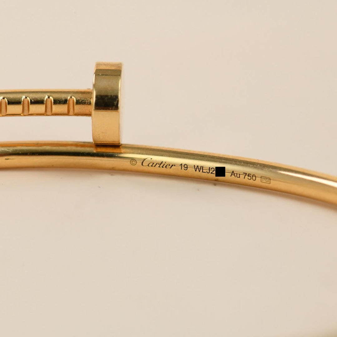 Second Hand Cartier JUC Bracelet Small Model 18K Yellow Gold 