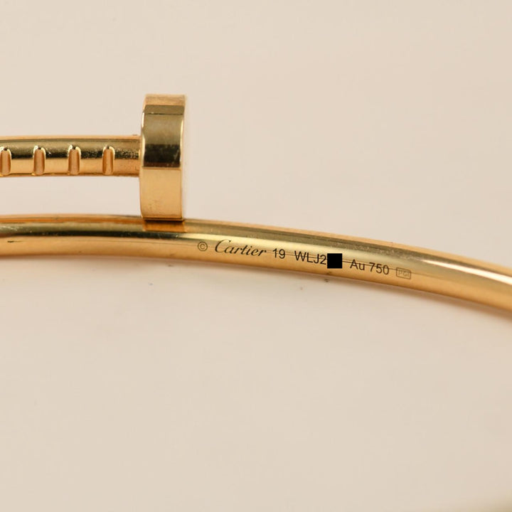 Second Hand Cartier JUC Bracelet Small Model 18K Yellow Gold 