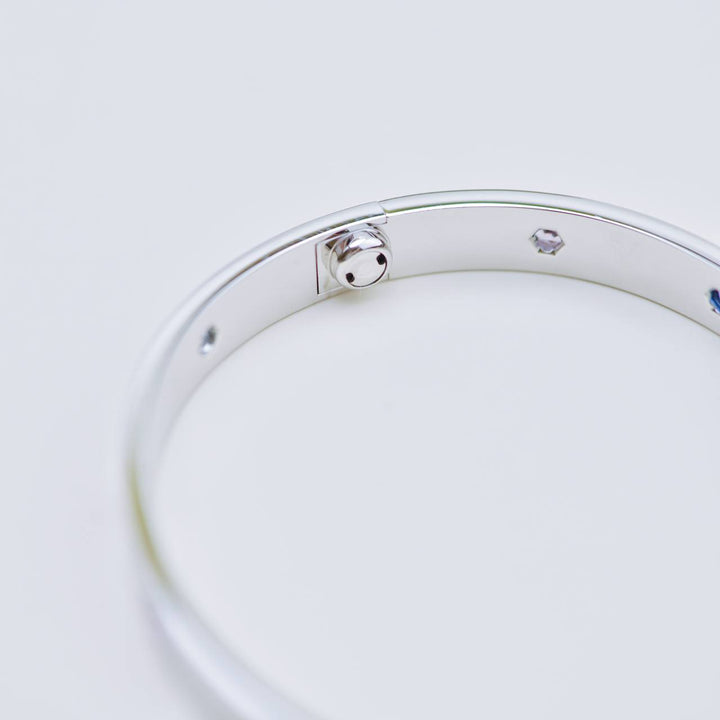 Preloved Authentic Cartier Love Bracelet Multi Gem 18K White Gold