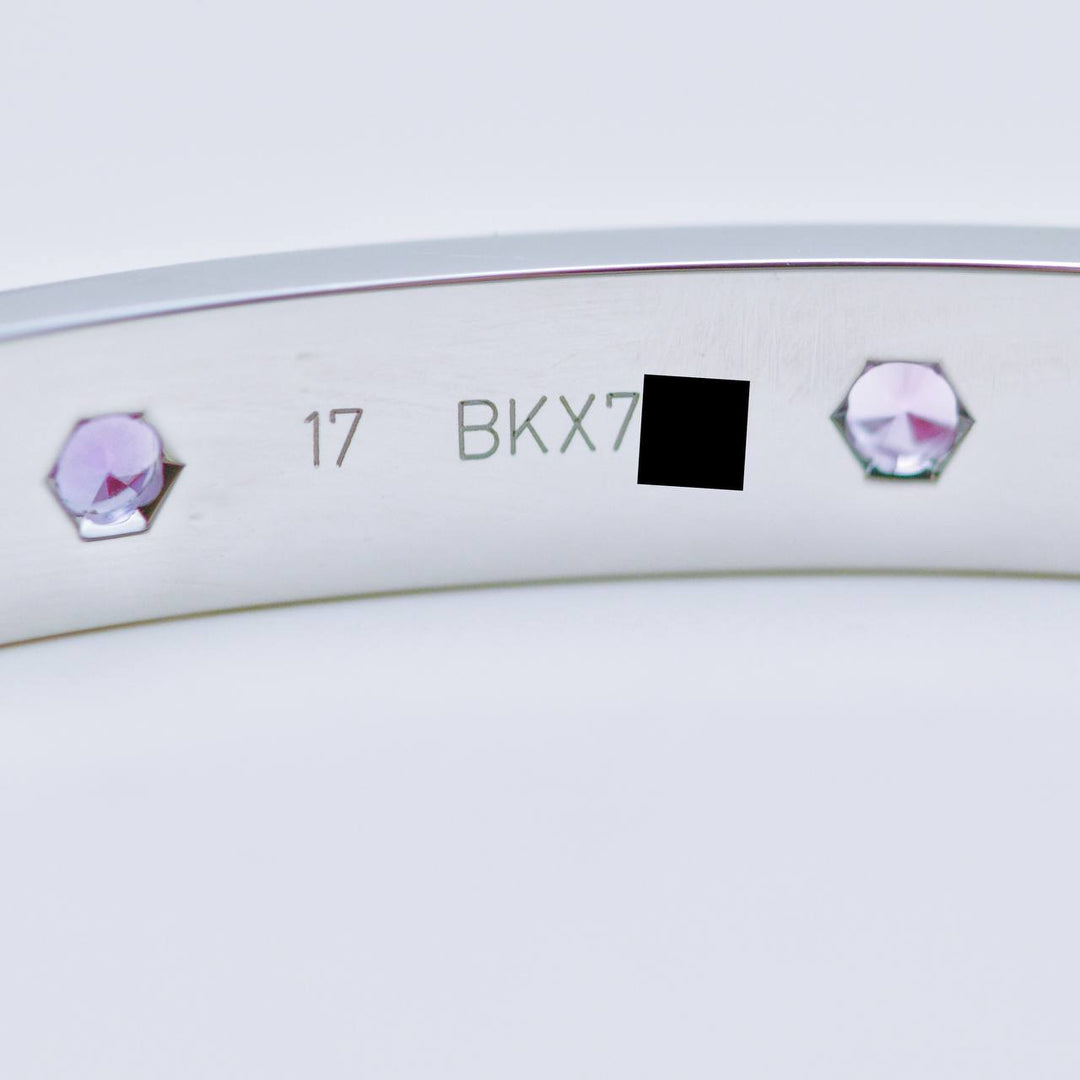 Second Hand Authentic Cartier Love Bracelet Multi Gem 18K White Gold