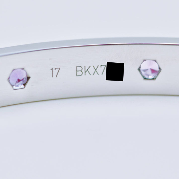Second Hand Authentic Cartier Love Bracelet Multi Gem 18K White Gold