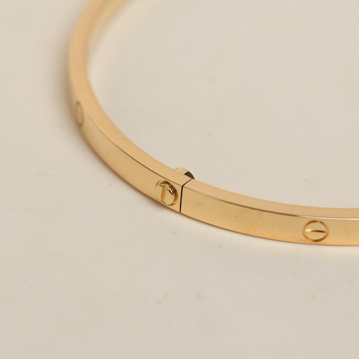 Second Hand Authentic Cartier Love Bracelet Small Model 18K Yellow Gold 