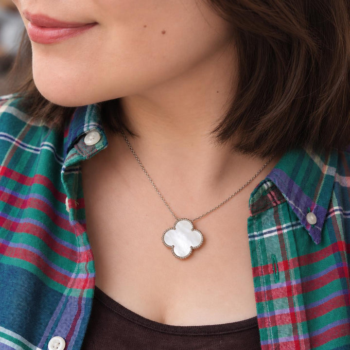 Van Cleef & Arpels Magic Alhambra Mother of Pearl Pendant Necklace