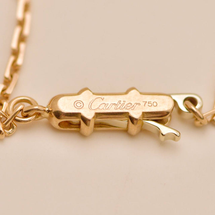 Authentic Preloved Cartier Happy Birthday Pendant Necklace 18K Rose Gold