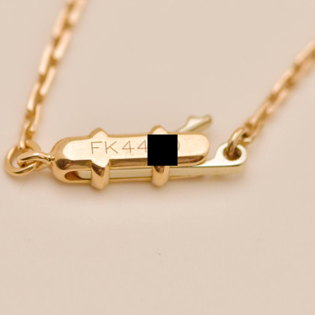 Authentic Preowned Cartier Happy Birthday Pendant Necklace 18K Rose Gold