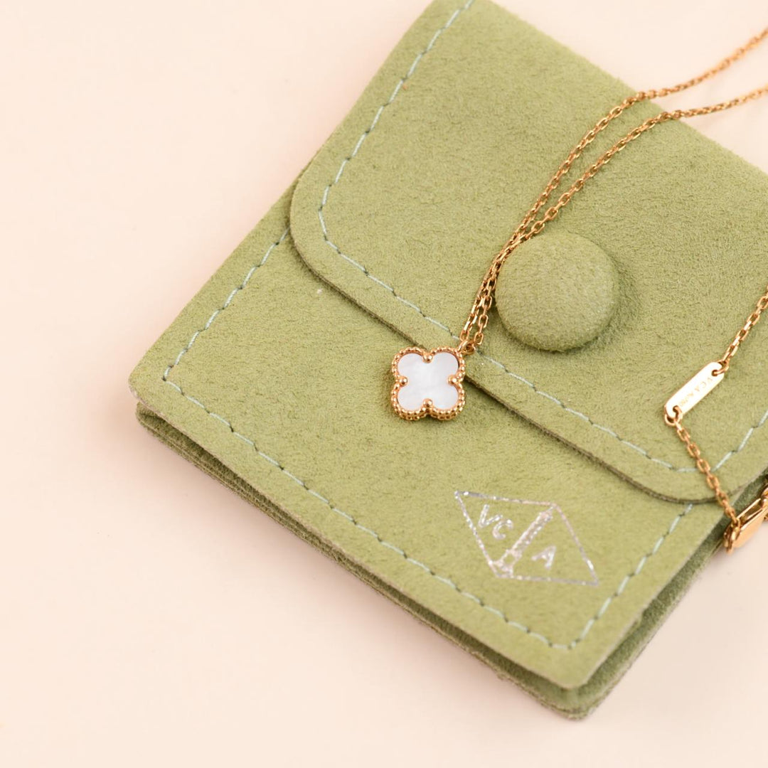 Preloved VCA Sweet Alhambra Pendant Mother of Pearl