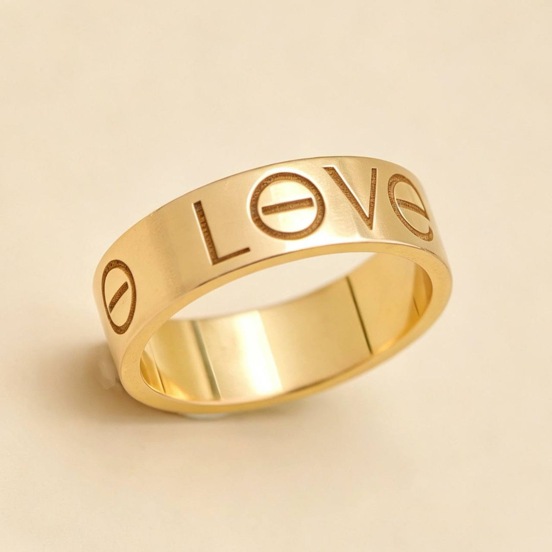 Second Hand Authentic Cartier Love Ring 18K Rose Gold