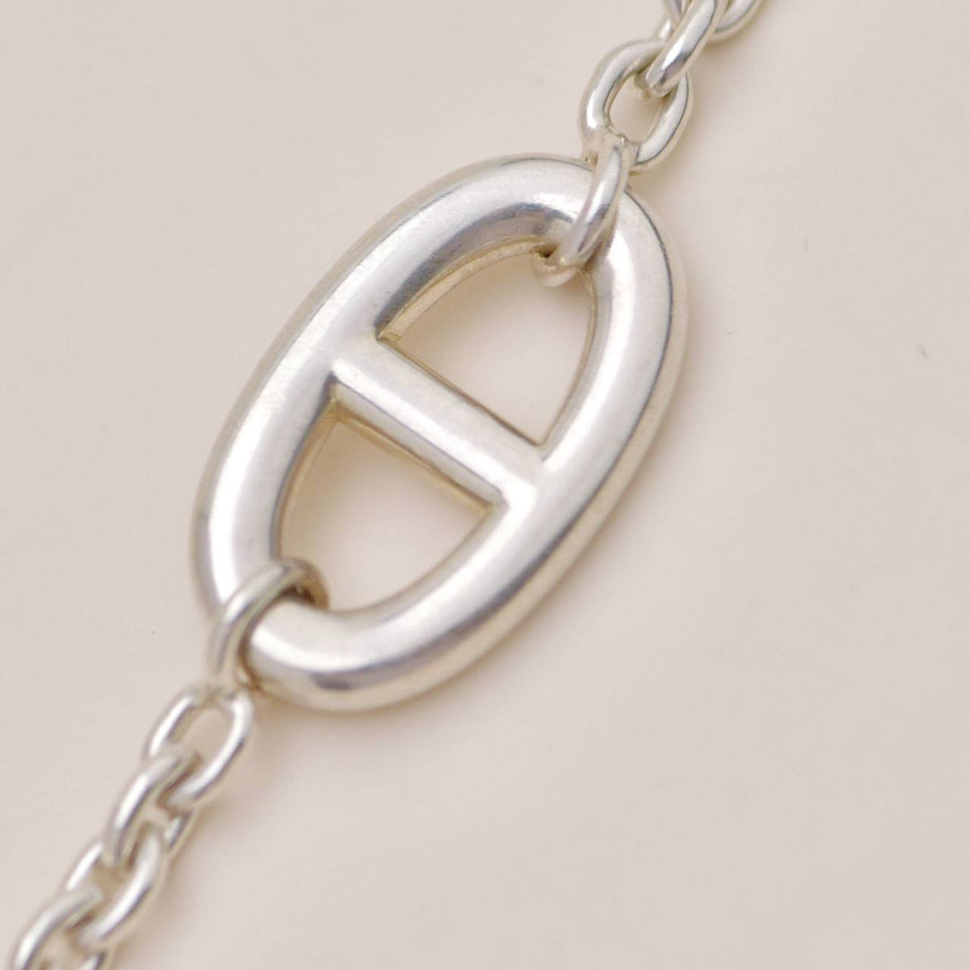 Preloved Hermès Farandole Sterling Silver Long Necklace 120cm