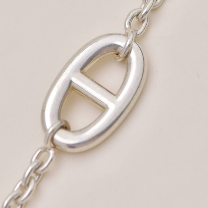 Preloved Hermès Farandole Sterling Silver Long Necklace 120cm