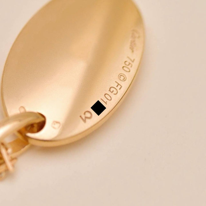 Second Hand Cartier Happy Birthday Pendant Necklace 18K Rose Gold