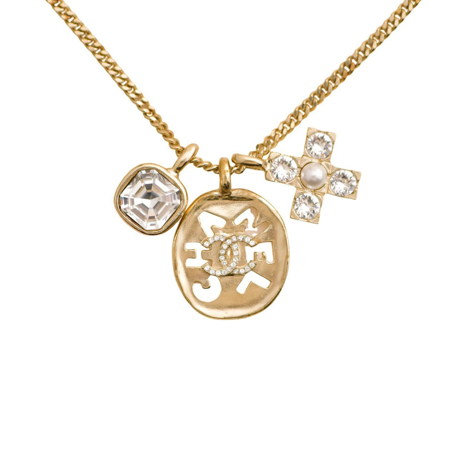 Chanel 2021 Multi Motif Pendant Necklace