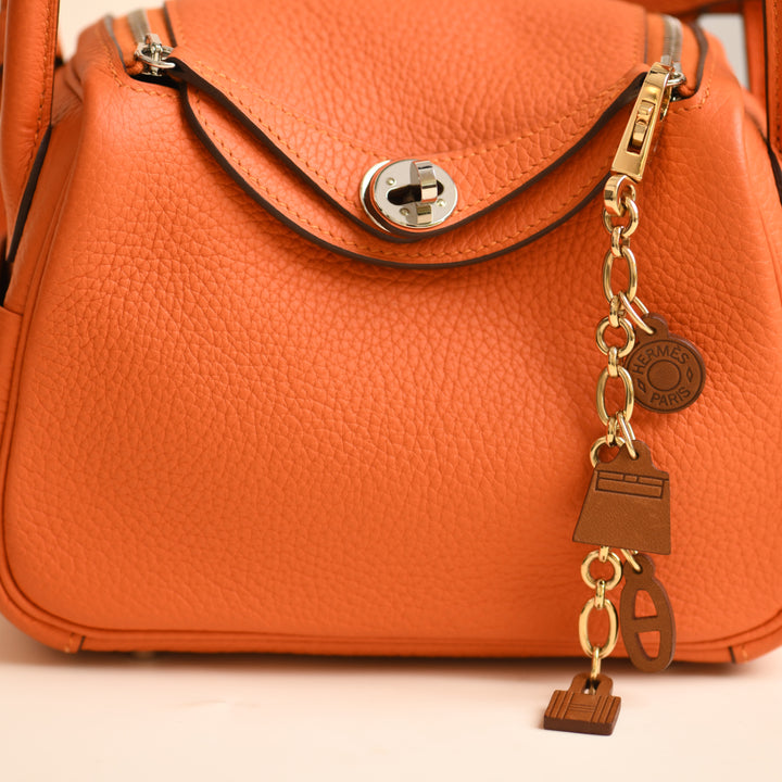 Hermès Barenia Olga Amulette Fauve Gold Bag Charm