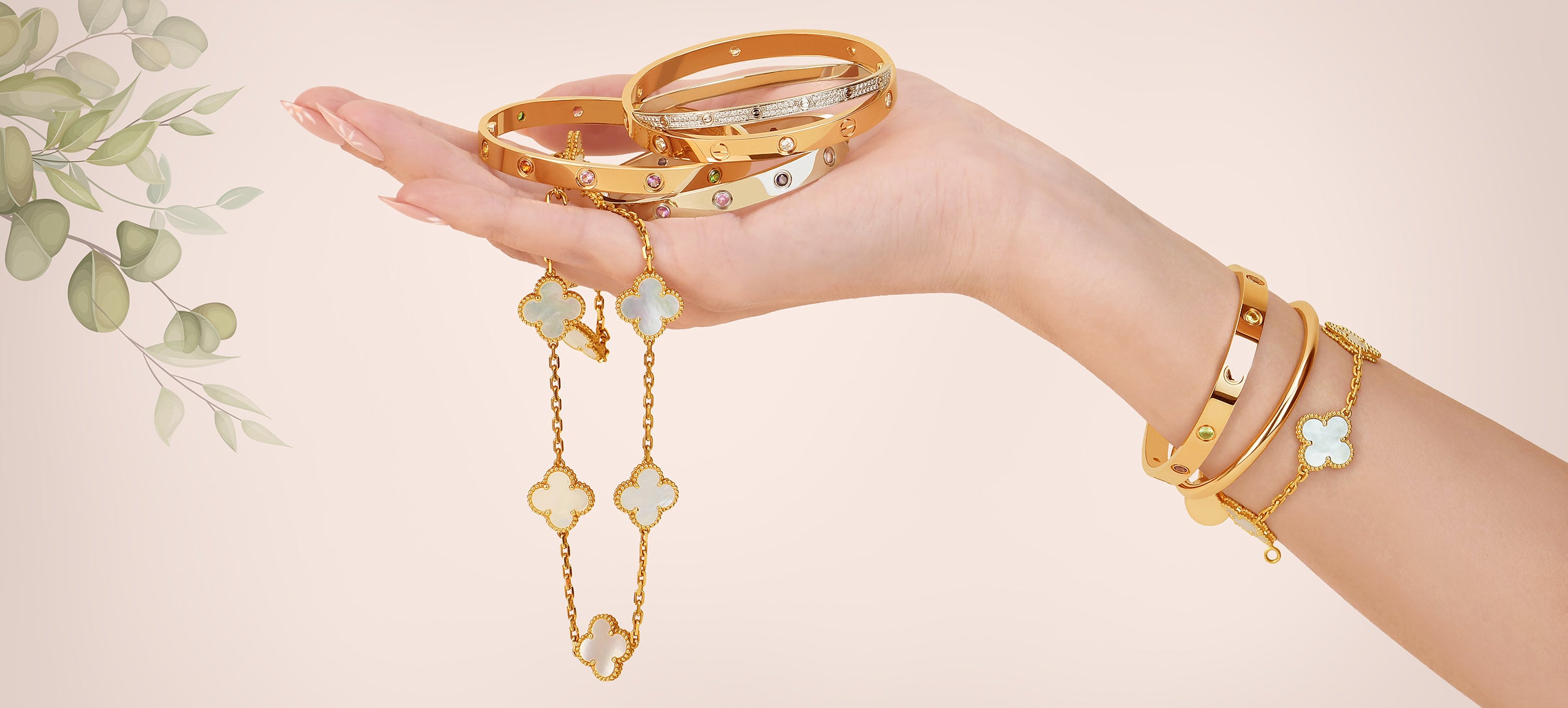cartier #cartierlovebracelet #vancleef  Cartier jewelry, Love bracelets,  Stacked jewelry