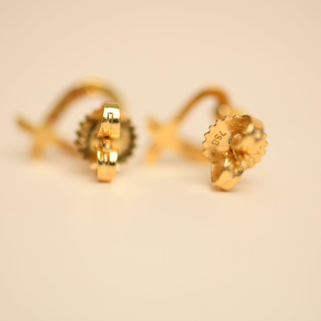 Preloved Tiffany Paloma Picasso Loving Heart Stud Earrings