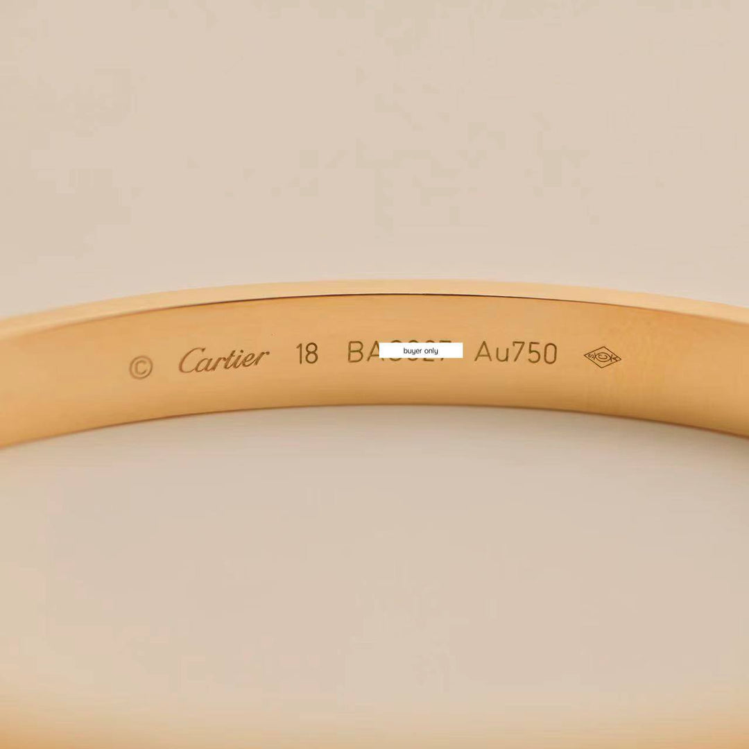 Cartier Love Bracelet 18K Yellow Gold Size 18